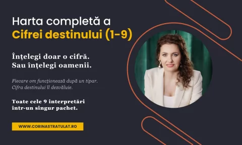 Harta completă a cifrei destinului (1–9)